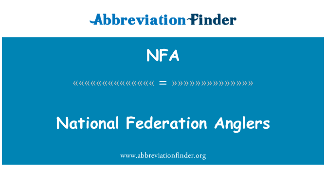 NFA: Federasyon nasyonal Pêcheurs