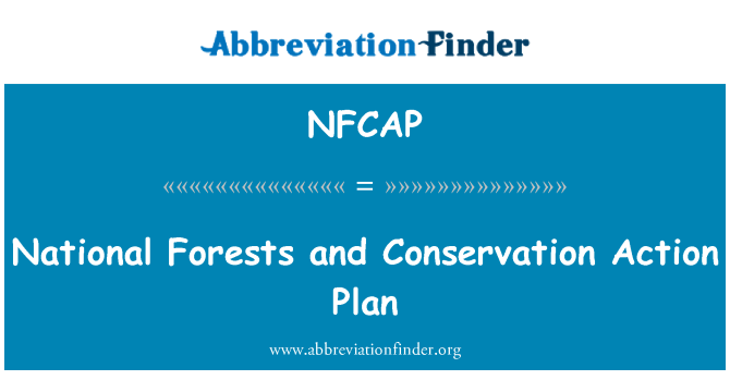 NFCAP: Foreste nazionali e piano di azione di conservazione