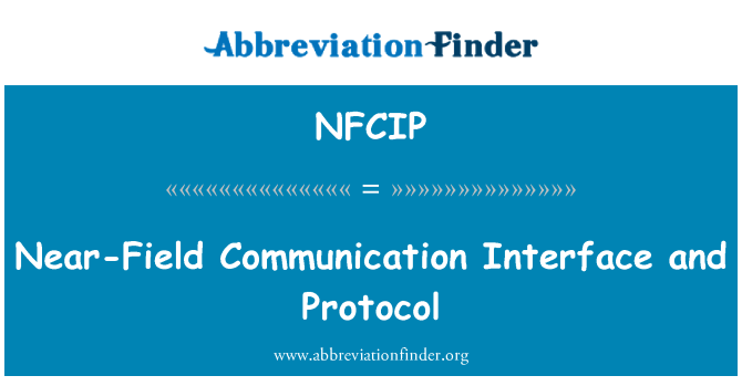 NFCIP: Tou pre-jaden entèfas kominikasyon ak pwotokòl