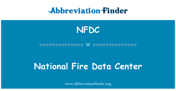 NFDC: 國家消防資料中心