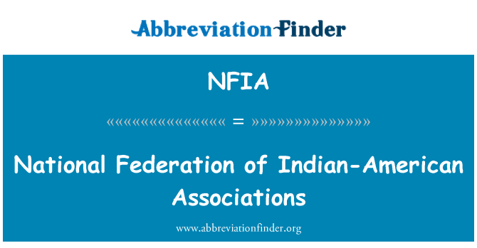 NFIA: Národní federace sdružení Indian American