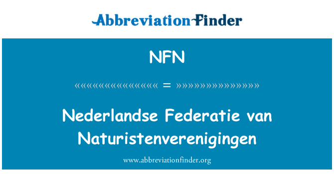 NFN: Nederlandse Federatie van Naturistenverenigingen