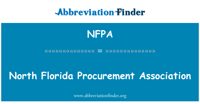 NFPA: 北佛羅里達採購協會