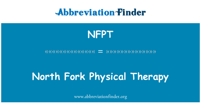 NFPT: North Fork fyzikální terapie