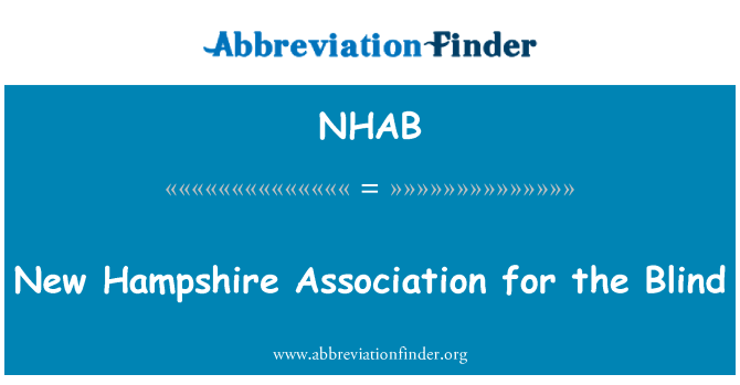 NHAB: New Hampshire asociace pro nevidomé