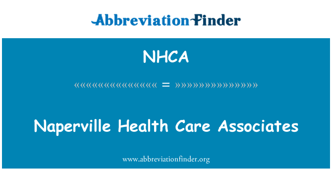 NHCA: 內珀維爾保健同夥