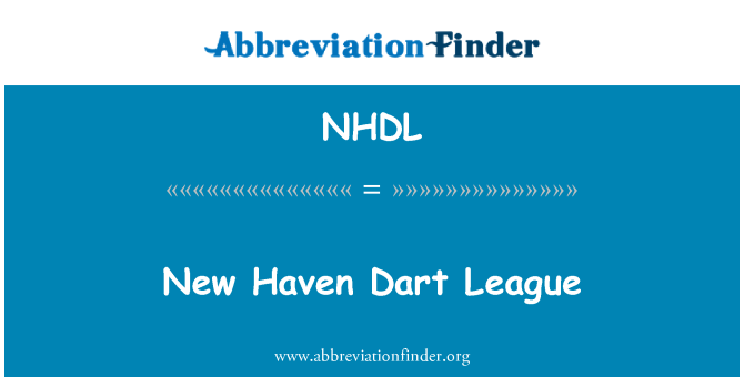 NHDL: New Haven Dart Lliga