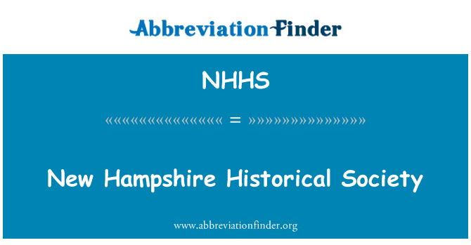 NHHS: Historická společnost New Hampshire