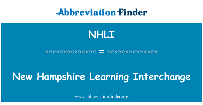 NHLI: Skambju ta ' New Hampshire tagħlim
