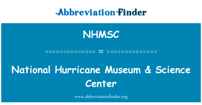 NHMSC: Nationalmuseum-Hurrikan & Science Center