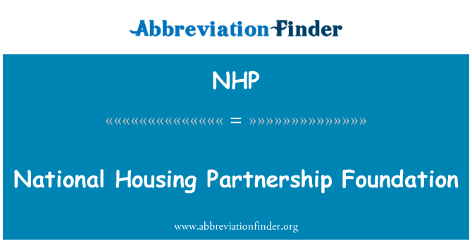 NHP: Valsts mājokļu partnerība Foundation