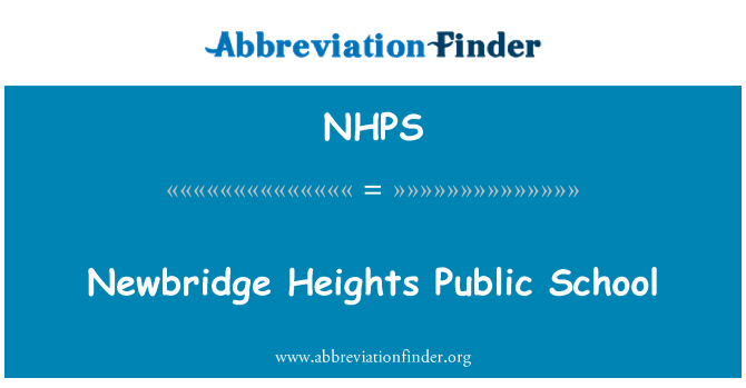 NHPS: Newbridge Heights Public School