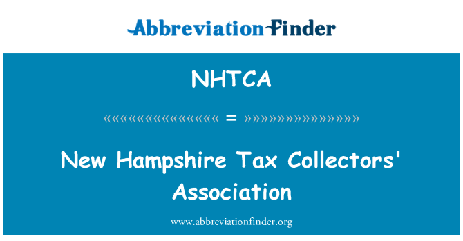 NHTCA: New Hampshire skatteopkrævere Association