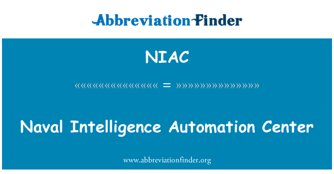 NIAC: 海军情报自动化中心