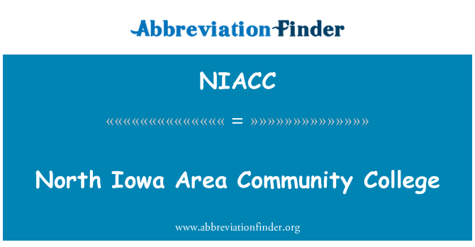 NIACC: Észak Iowa területén Community College