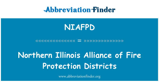 NIAFPD: Northern Illinois liiton Fire Protection piirit