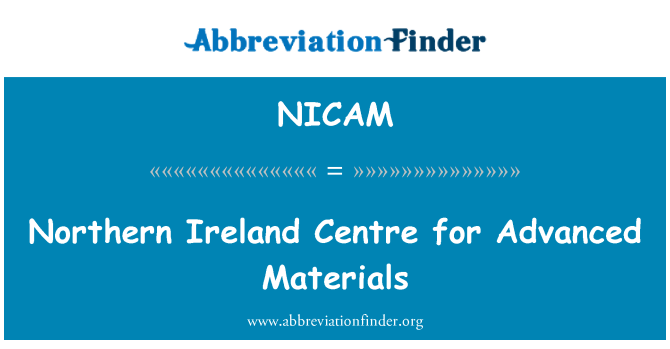 NICAM: Irlanda del norte centro de materiales avanzados