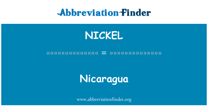 NICKEL: Nicaragua
