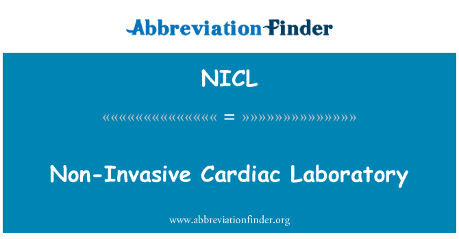 NICL: Non-invazívnej srdcové laboratórium