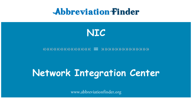 NIC: Integratie Netwerkcentrum