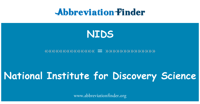NIDS: 發現科學研究所