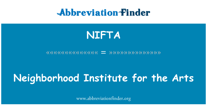 NIFTA: Quartiere Institute for the Arts