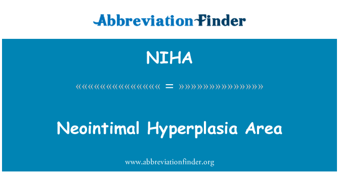 NIHA: Neointimal Hyperplasie Bereich