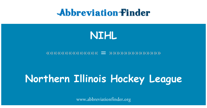 NIHL: Northern Illinois Hockey League