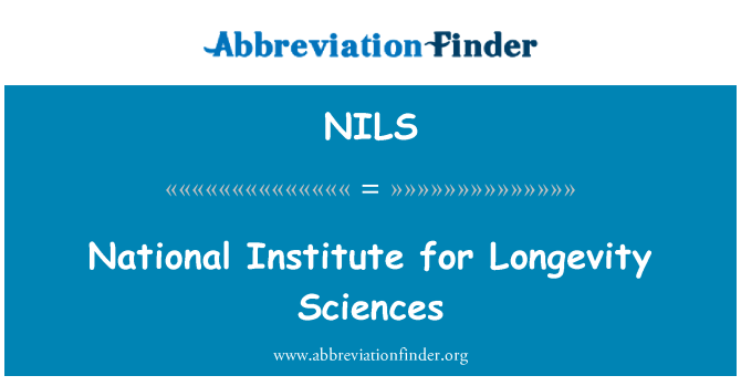NILS: National Institute for Longevity Sciences