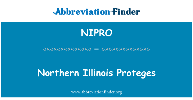NIPRO: Northern Illinois Proteges