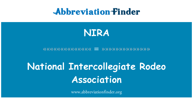NIRA: Asociace národní meziuniverzitní Rodeo