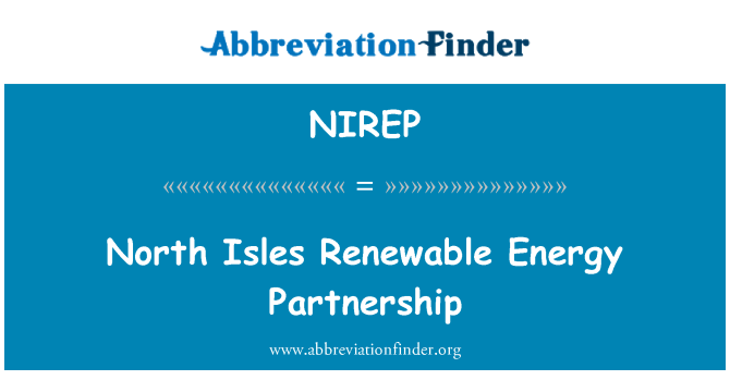 NIREP: Severní ostrovy obnovitelné energetické partnerství