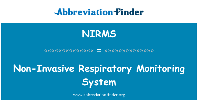 NIRMS: Non-invazív légúti Monitoring rendszer