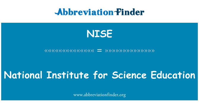 NISE: Národní institut pro vzdělávání