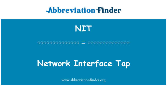 NIT: Tap d'interfície de xarxa