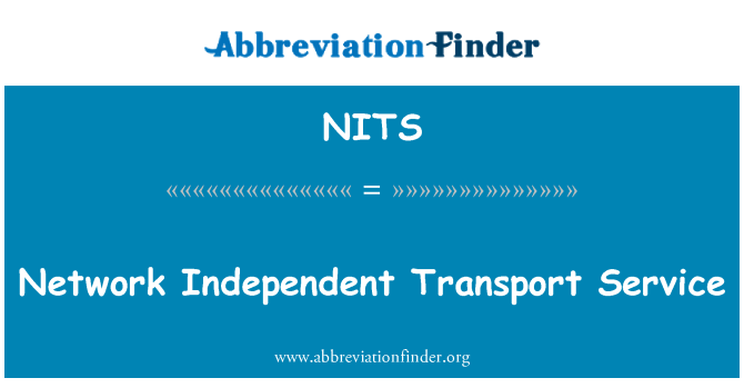 NITS: Servizz ta ' trasport indipendenti tan-netwerk