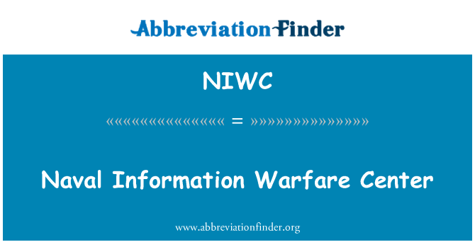 NIWC: Angkatan Laut informasi Warfare Center