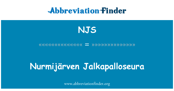 NJS: Nurmijärven Jalkapalloseura