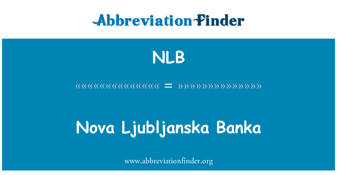 NLB: Novaja Obala Banka
