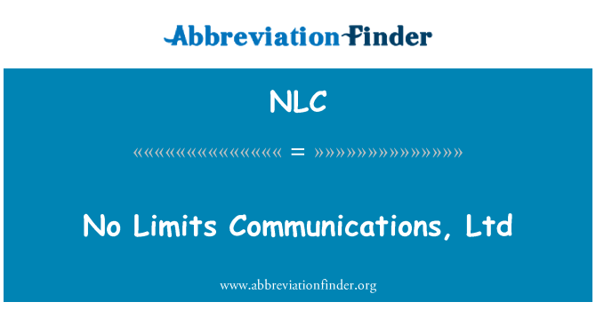 NLC: Žádné limity komunikace, Ltd