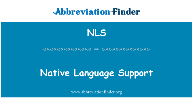 NLS: Äidinkielen tukea