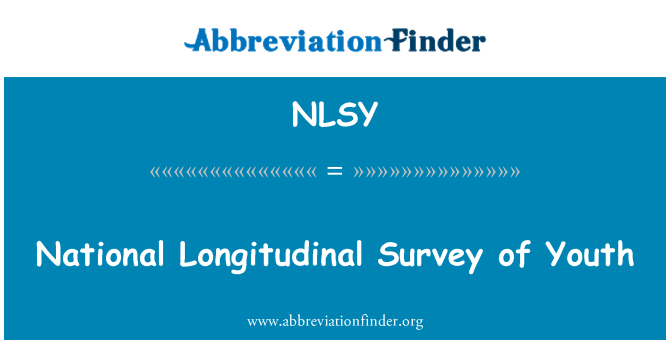 NLSY: Survei Nasional Longitudinal pemuda