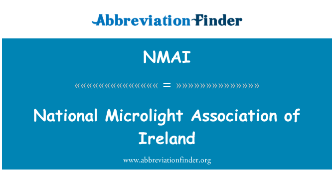 NMAI: Associação de ultraleve nacional da Irlanda