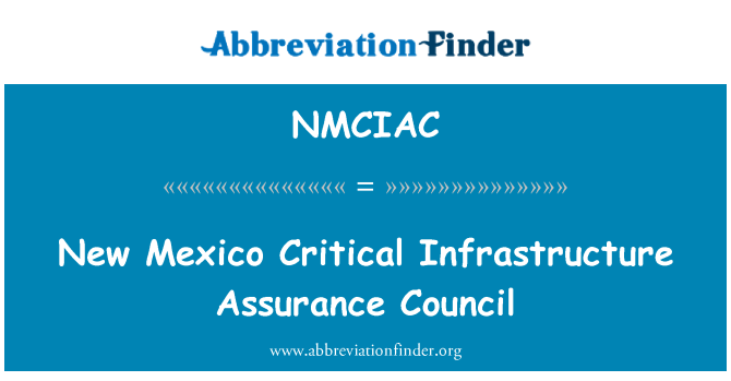 NMCIAC: Consejo de seguridad nuevo México infraestructura crítica