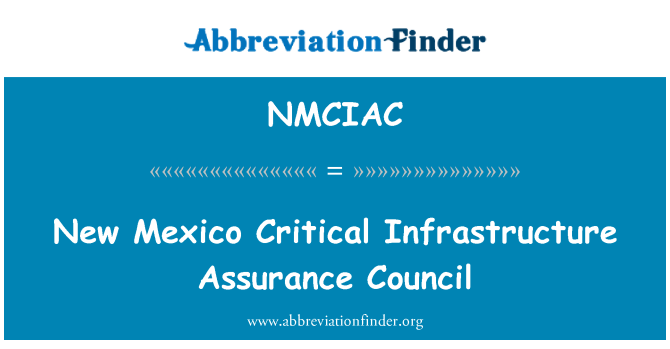 NMCIAC: New Mexico kritischer Infrastrukturen Assurance Rat