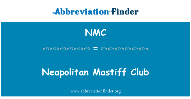 NMC: Neapolitan mastif Club