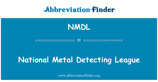 NMDL: National League wykrywania metalu
