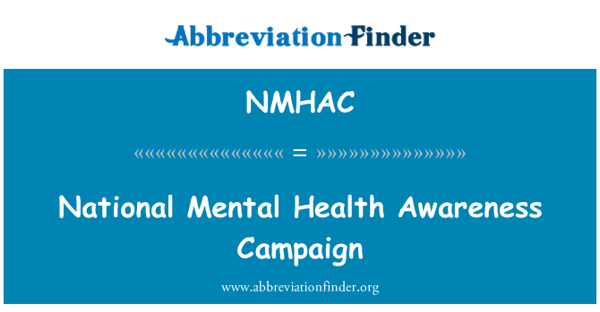 NMHAC: National Mental Health oplysningskampagne