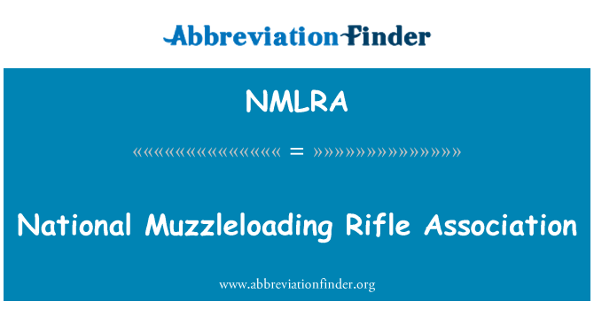 NMLRA: Nacionalni Muzzleloading Rifle Association