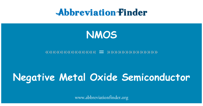 NMOS: Ksid fè negatif Semiconductor